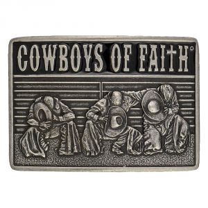 Montana Silversmiths Cowboys of Faith Fellowship Attitude Buckle (A352)